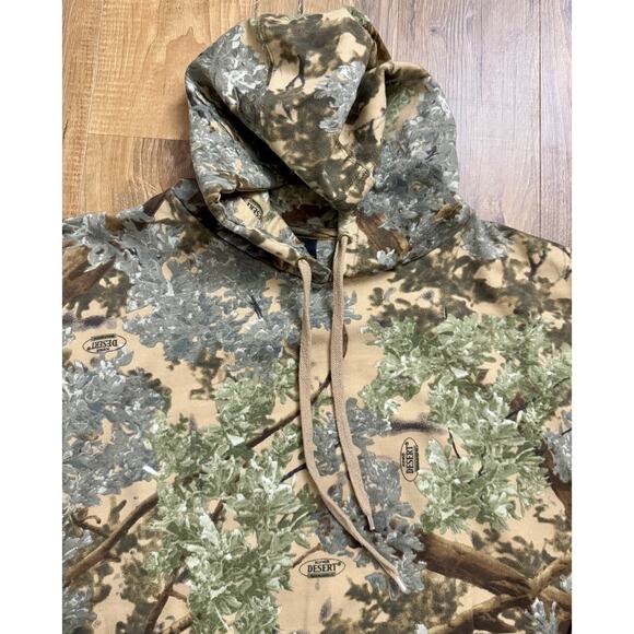 King's Desert Shadow Hoodie Sweatshirt Kangaroo Pocket Hunting Men's Size‎ M EUC - Picture 8 of 10